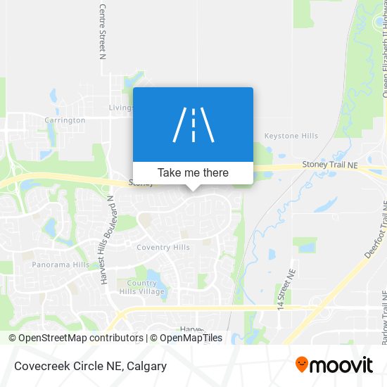 Covecreek Circle NE map