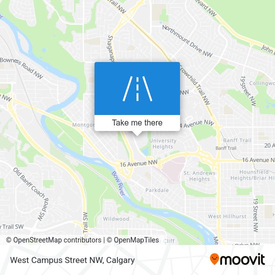 West Campus Street NW plan