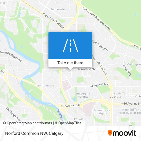 Norford Common NW map