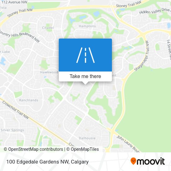 100 Edgedale Gardens NW map