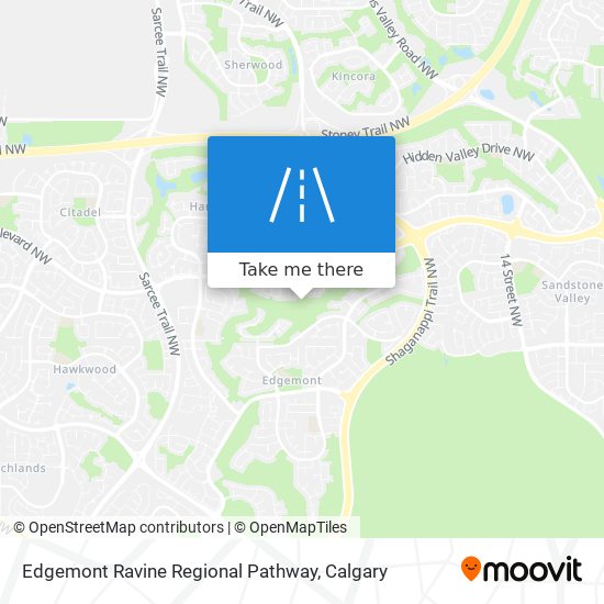 Edgemont Ravine Regional Pathway plan