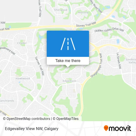 Edgevalley View NW map