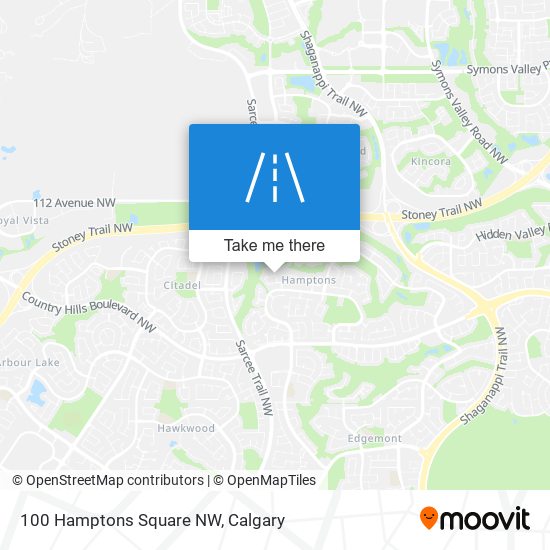 100 Hamptons Square NW map