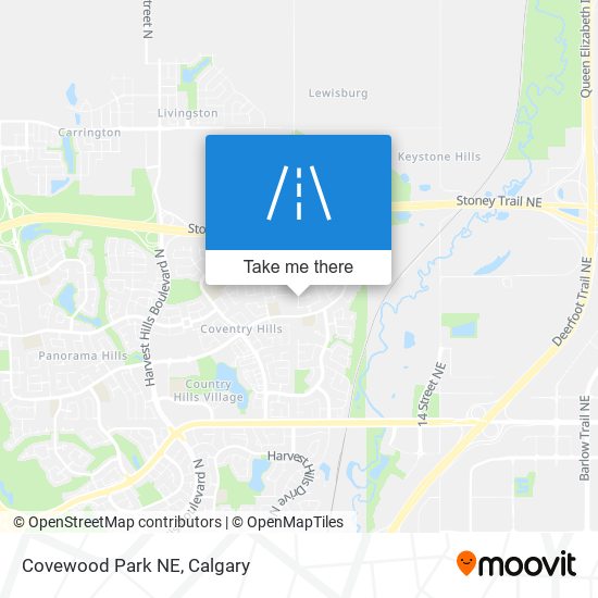 Covewood Park NE map