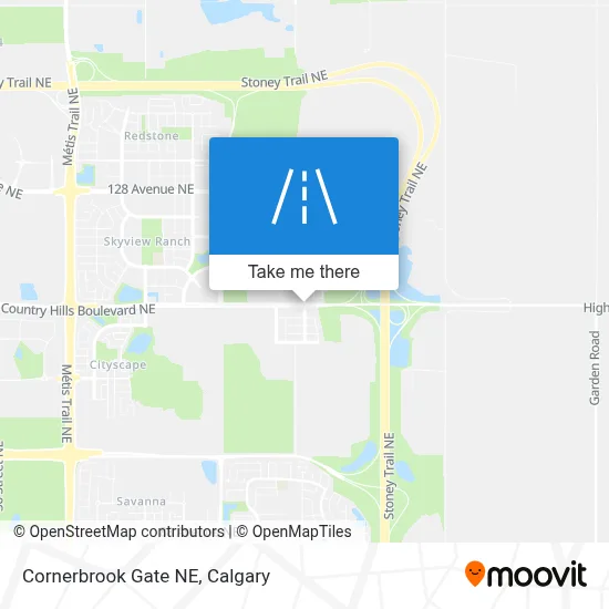 Cornerbrook Gate NE map