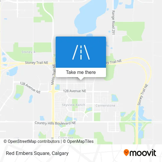 Red Embers Square map