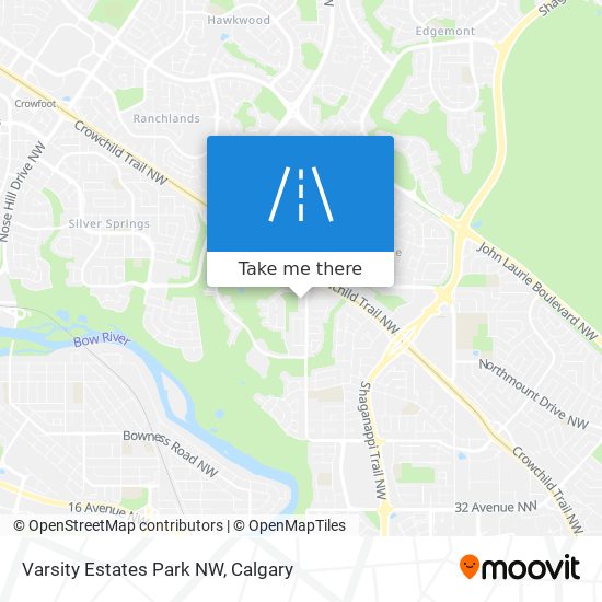 Varsity Estates Park NW map