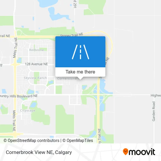 Cornerbrook View NE map