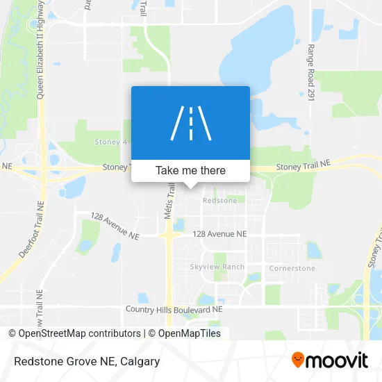 Redstone Grove NE map