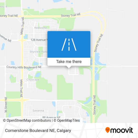 Cornerstone Boulevard NE map