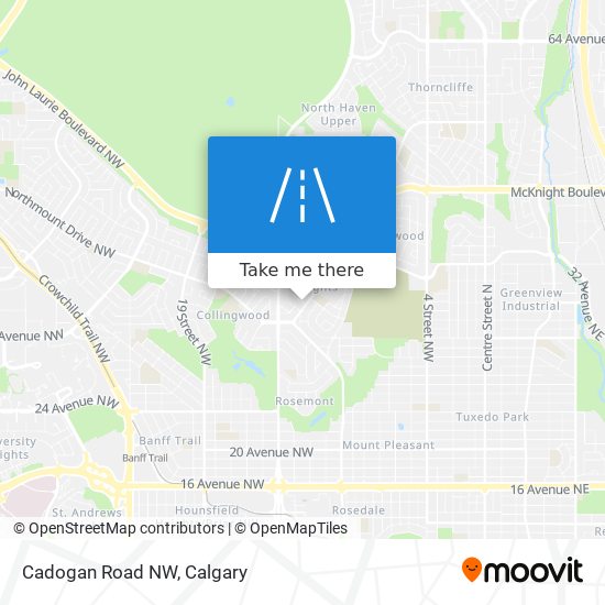 Cadogan Road NW plan