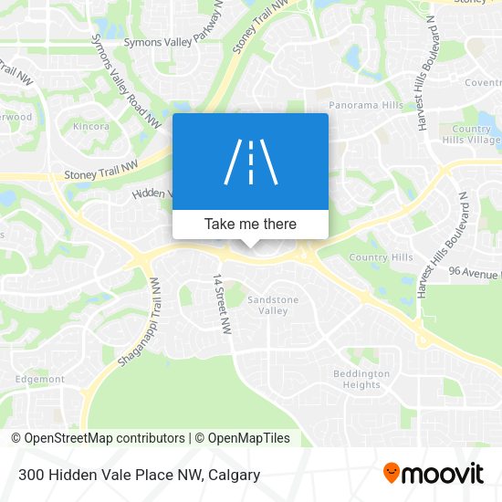 300 Hidden Vale Place NW map