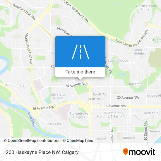200 Haskayne Place NW map