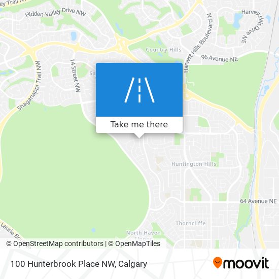 100 Hunterbrook Place NW map