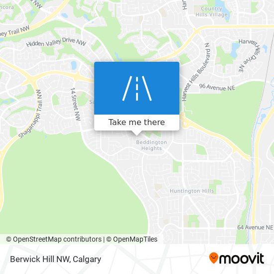 Berwick Hill NW map