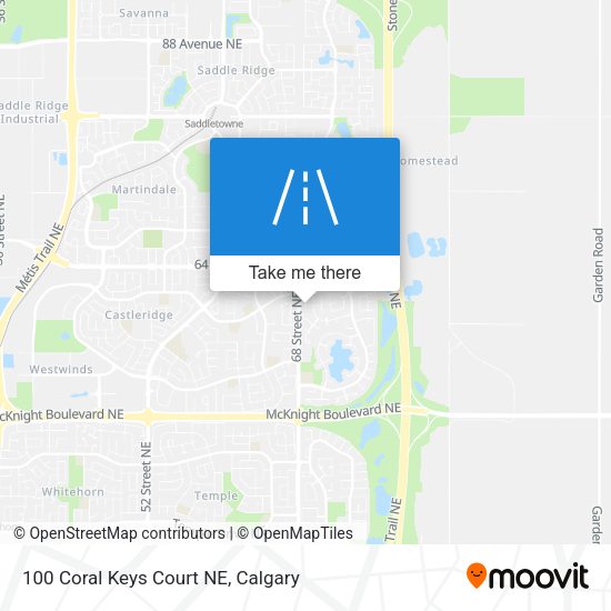 100 Coral Keys Court NE map