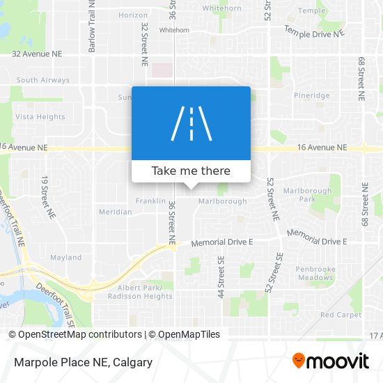 Marpole Place NE map