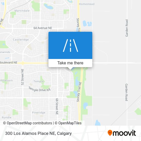 300 Los Alamos Place NE map