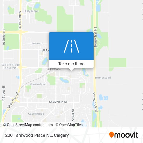 200 Tarawood Place NE map