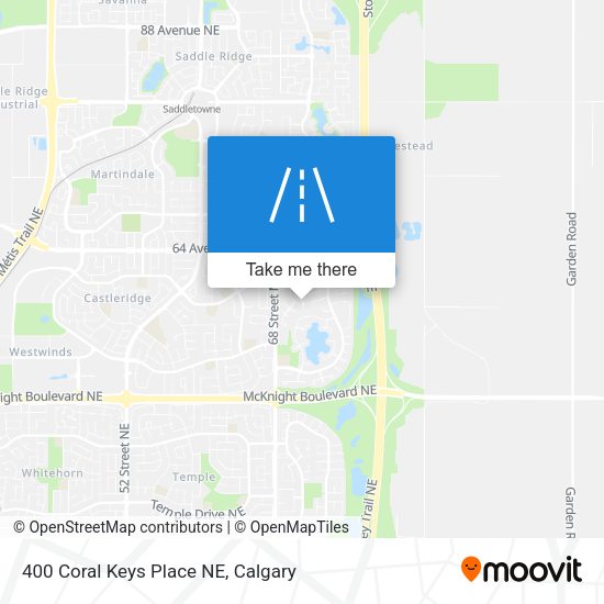 400 Coral Keys Place NE map