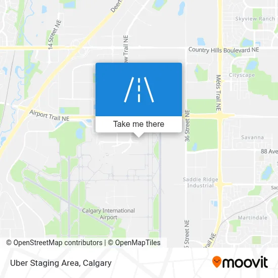 Uber Staging Area map