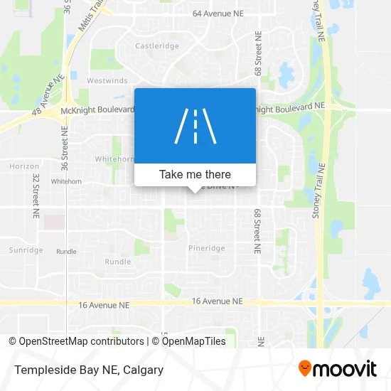 Templeside Bay NE map