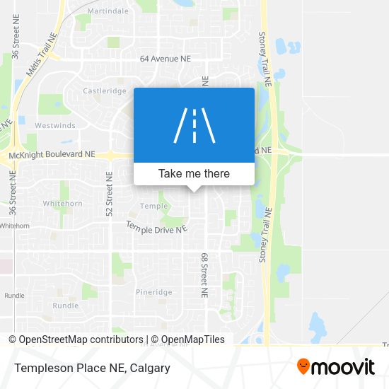 Templeson Place NE map