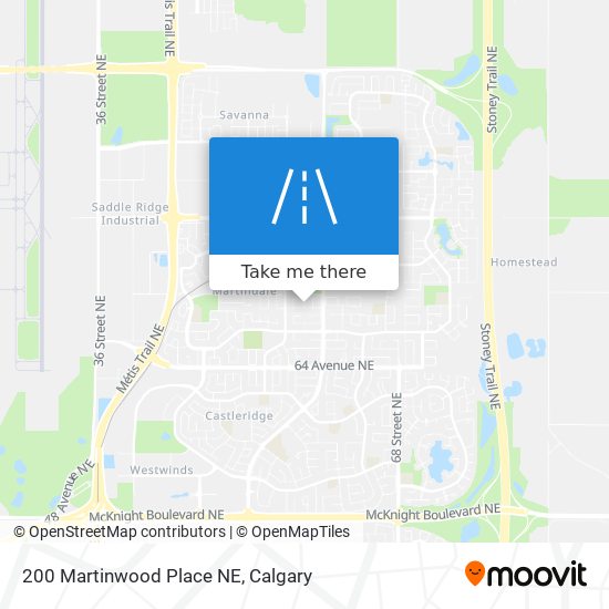 200 Martinwood Place NE map