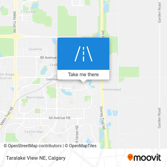 Taralake View NE map