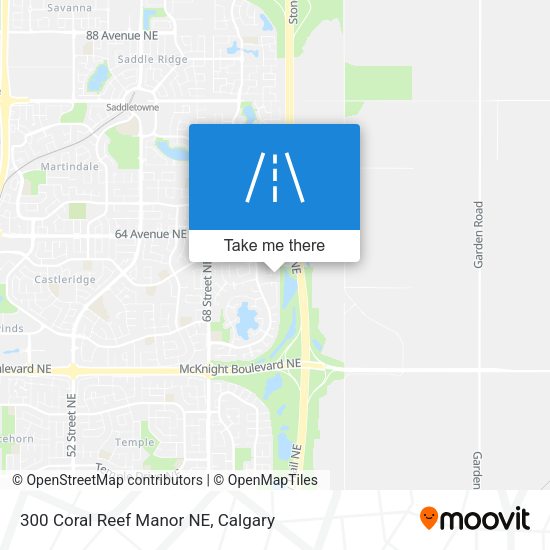 300 Coral Reef Manor NE map