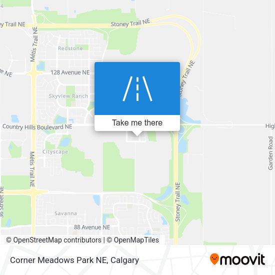 Corner Meadows Park NE plan
