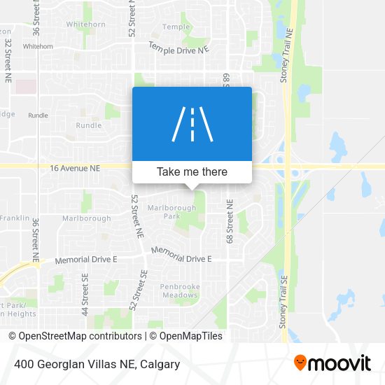 400 Georglan Villas NE map