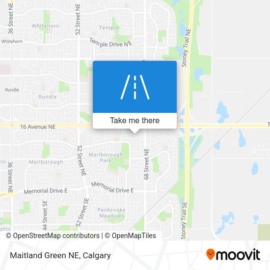 Maitland Green NE map