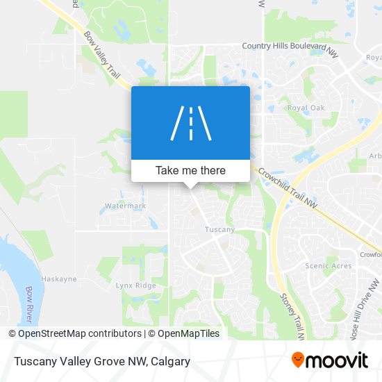 Tuscany Valley Grove NW map