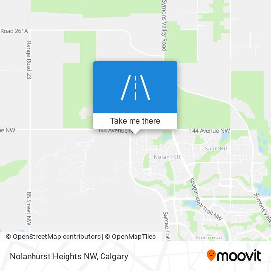 Nolanhurst Heights NW map