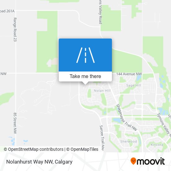 Nolanhurst Way NW map