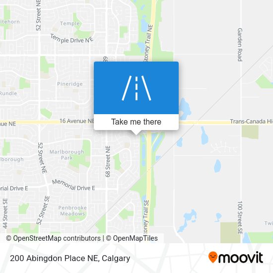 200 Abingdon Place NE map