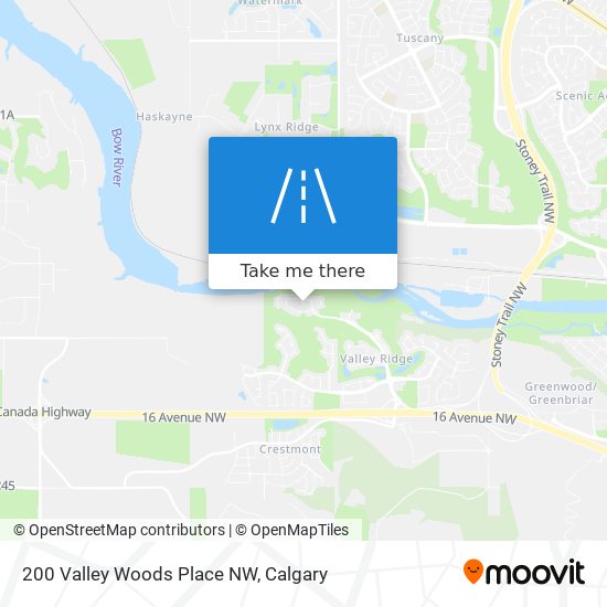 200 Valley Woods Place NW map