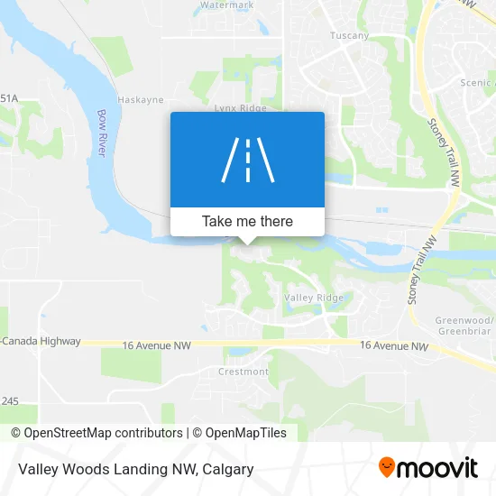 Valley Woods Landing NW map