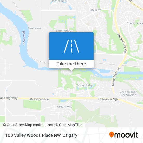 100 Valley Woods Place NW map