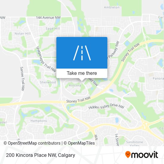 200 Kincora Place NW map
