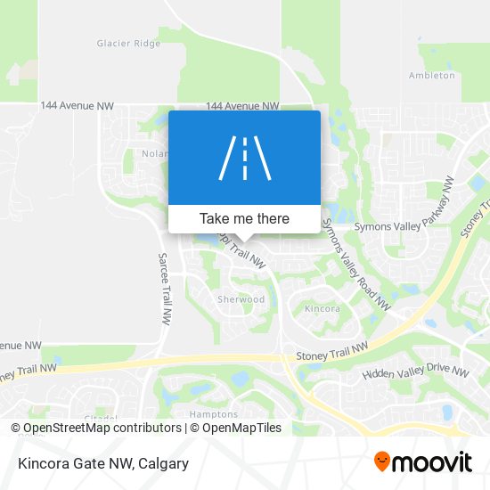 Kincora Gate NW map