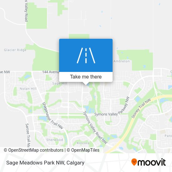 Sage Meadows Park NW map