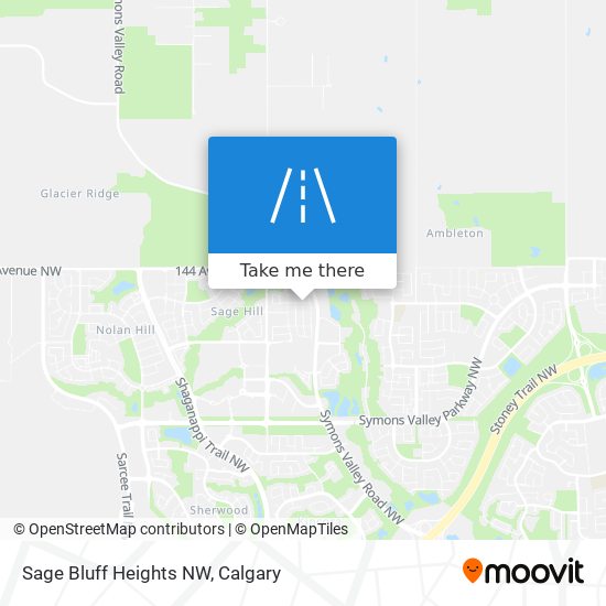 Sage Bluff Heights NW map