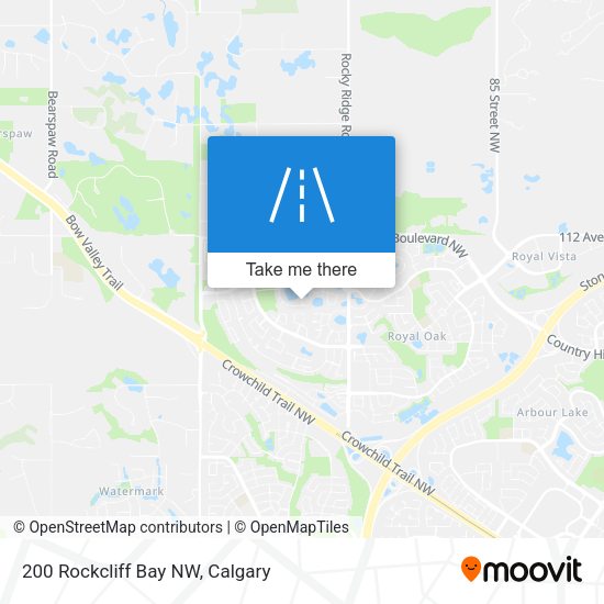200 Rockcliff Bay NW map
