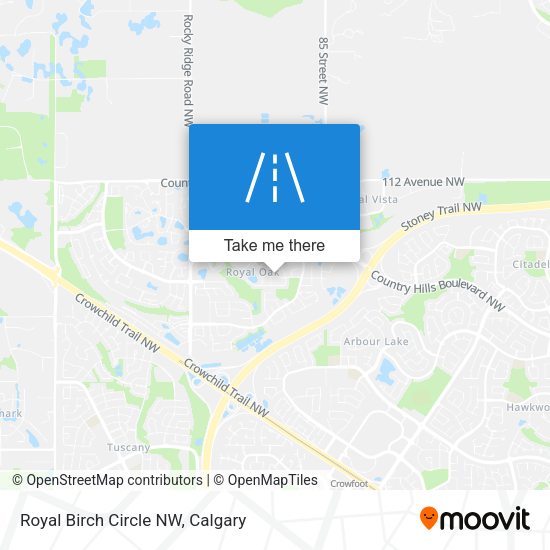 Royal Birch Circle NW map
