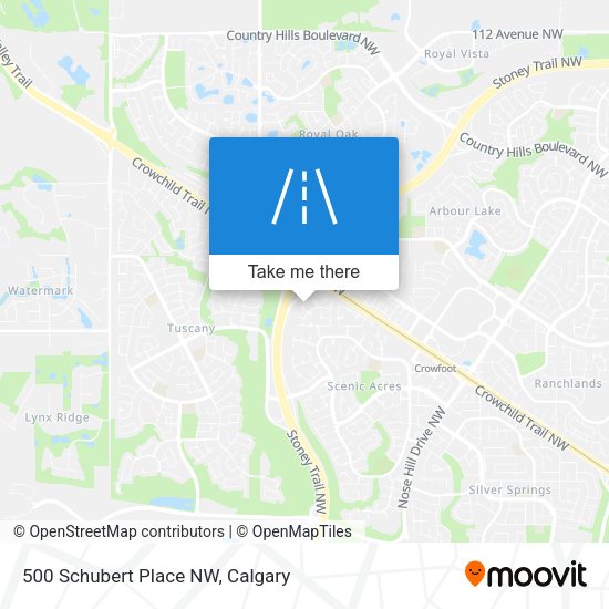 500 Schubert Place NW map