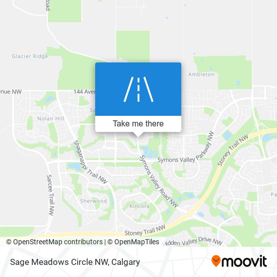 Sage Meadows Circle NW map