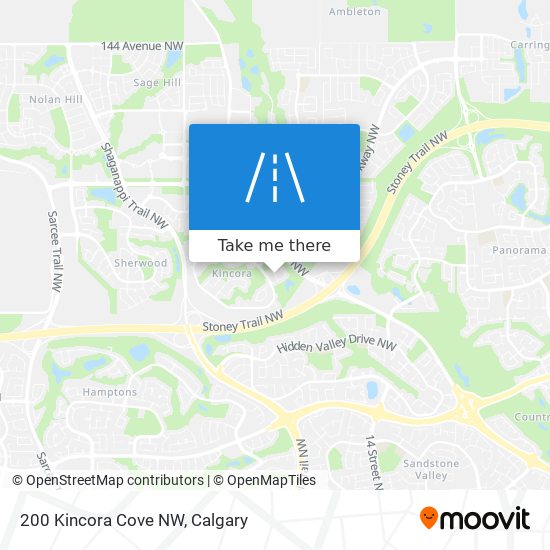 200 Kincora Cove NW map