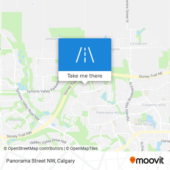 Panorama Street NW map